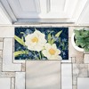 Stupell Industries Enchanted Midnight Garden Printed Outdoor Door Mat, design by Nicole Tamarin, 18"x30" - 4 of 4