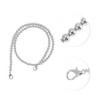 Unique Bargains Faux Pearl Handbag Strap Silver Tone 1 Pc - 3 of 4
