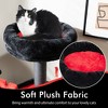 Tangkula Gothic Cat Tree 49" Tall Cat Tower w/ Coffin Bed & 2 Condos & Cozy Perch - 4 of 4