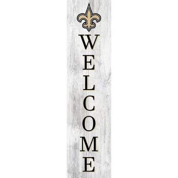 NFL New Orleans Saints 48" Welcome Leaner