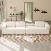 Spassway 104" Corduroy Sectional Sofas for Living Room Free Combination Modular Sectional Couches with L-Shape Chaise Cloud Couch with Deep Seat - 4 of 4