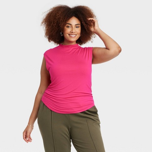 Women's Slim Fit Ruched Tube Top - A New Day™ : Target