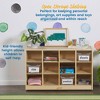 ECR4Kids 12 Cubby Mobile Tray Storage Cabinet, 3x4 - 3 of 4