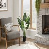 Syemin Artificial Plants Artificial Plant 37" Tall Aureum Tree Home Decor Fake Plant Faux Plants Indoor Outdoor Fall Decoration, Green, 26"*24"*36.5" - 2 of 4
