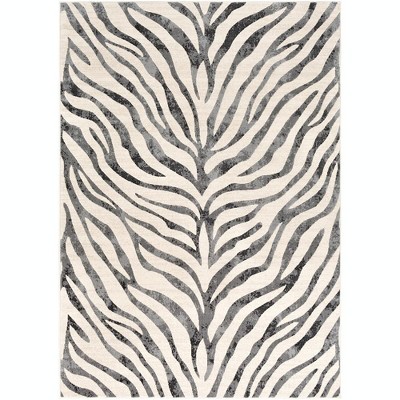 Mark & Day Chambery 3'11"x5'7" Rectangle Woven Indoor Area Rugs Charcoal