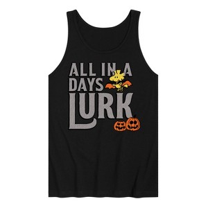 Men's - Peanuts - Days Lurk Art Graphic Tank Top - 1 of 3