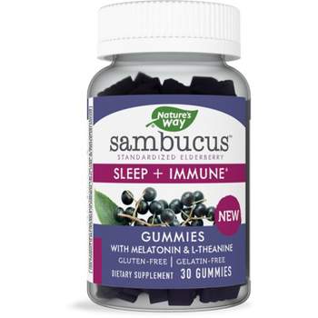 Nature's Way Sambucus Elderberry Sleep + Immune Gummies – 30ct