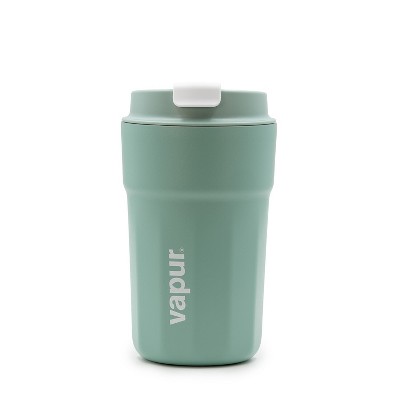 Vapur Stainless Steel Double Wall Insulated Travel Mug 12 oz. Sea Glass (10314)