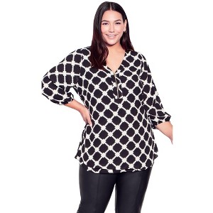 Avenue Meila Zip Top - 1 of 4