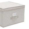 Simplify Storage Box Jumbo Gray Boho Print - image 2 of 4