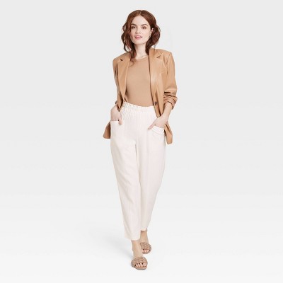 a new day, Pants & Jumpsuits, Womens Highrise Slim Fit Retro Flarepullon Pants  A New Day Tan