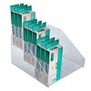 Azar Displays Three-Tier Shelf, 9 Compartment Counter Step Display, 12" wide - 3 of 4