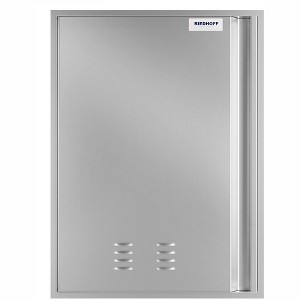 Whizmax 24" H x 17" W Stainless Steel Outdoor Kitchen Door with Recessed Handle 304 Stainless Steel Single Access Door for BBQ Island - 1 of 4