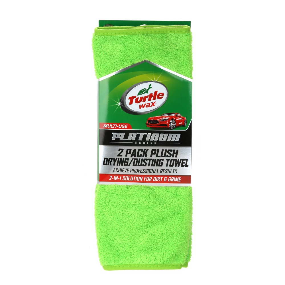 Turtle Wax Platinum 2pk Plush Drying/Dusting Towel