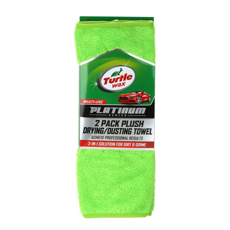 Turtle Wax Platinum 2pk Plush Drying/Dusting Towel, 1 of 4