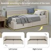 Twin Size Upholstered Daybed with Two Storage Drawers for Bedroom or Guest Room - 4 of 4