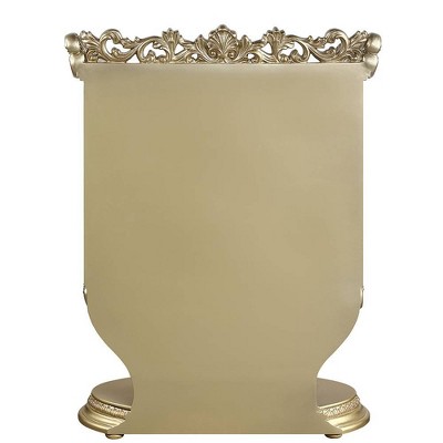 Bernadette Gold Finish Rococo Style Chest with Felt Lined Drawers