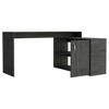 NicBex L-Shaped Office Desk Modern Versatile Home Office Desk with Two Shelves, Single Door Cabinet for Living Room, Study - 4 of 4
