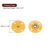 Unique Bargains Alloy Invisible Durable High Hardness Buckle Fasteners Press Studs Buttons 5 Pcs - 2 of 4