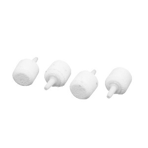 Unique Bargains Cylinder Bubble Air Stone Airstone for Fish Tank Aquarium 0.9" Dia White 4 Pcs - 1 of 3