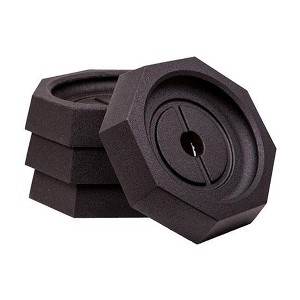 SnapPad EQ 10 Inch Octagon Permanent Landing Feet Motorhome Leveling Jack Pads for Class A and C RVs with Equalizer Leveling Systems, (4 Pack) - 1 of 2