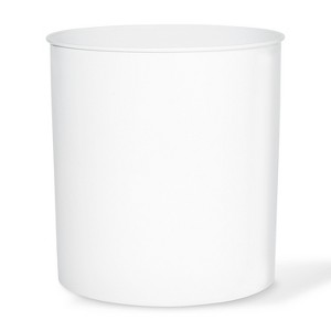 Solid Bathroom Wastebasket Can White - Threshold