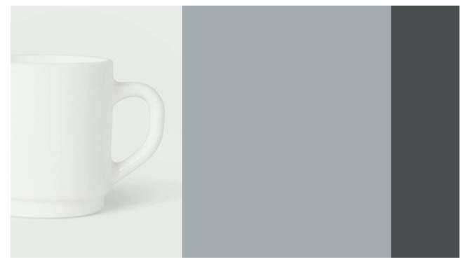 10oz 6pk Glass Mugs White - Made By Design&#8482;, 2 of 5, play video