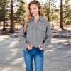 Anna-Kaci Women's Zip-Up Collared Jacket with Front Flap Pockets - 2 of 4