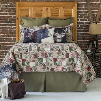 C&F Home Caleb Rustic Lodge Cotton Quilt Set  - Reversible and Machine Washable