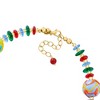 Ross-Simons Italian Multicolored Murano Glass Bead Necklace in 18kt Gold Over Sterling - 4 of 4