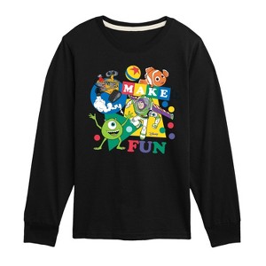 Boys' - Disney - Make It Fun Long Sleeve Graphic T-Shirt - 1 of 4