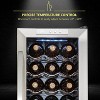 Schmécké 18 Bottle Compressor Wine Cooler Refrigerator w/Lock - Large Freestanding Wine Cellar 41f-64f Digital Temperature Control - Stainless Steel - 2 of 4