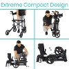 Vive Health Walker Rollator Lightweight Foldable Walking Transport - 300 lbs Capacity - 3 of 4