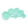 Unique Bargains Measuring Cups 5-Piece Plastic Measuring Cup Set Dishwasher Safe PP 1 Set - 3 of 4