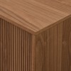 Chic Crate - 80" Fluted Media Console - Minimalist TV Stand w/ Textured Doors & Open Shelf - Mocha & Natural Oak Accents - 4 of 4