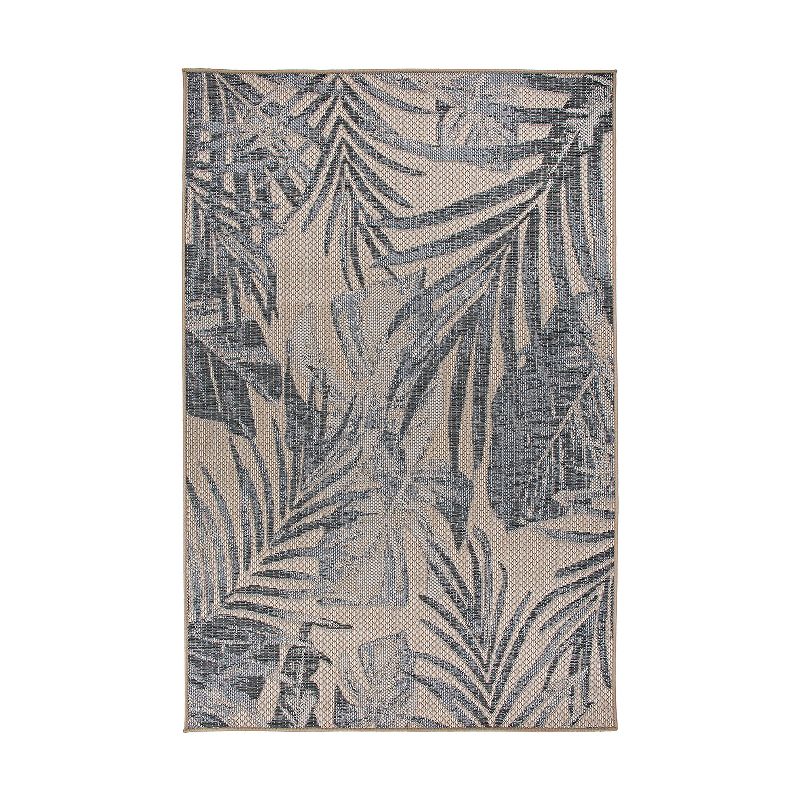World Rug Gallery Floral Tropical Indoor/Outdoor Area Rug, 1 of 11