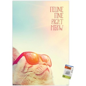 Trends International Feline Fine Right Meow Unframed Wall Poster Prints - 1 of 4