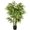 Sapphtopaz Artificial Bamboo Tree in Nursery Pot, Artificial Tree Faux Decorative Plants, Indoor & Outdoor Decor for Living Room, Foyer - 2 of 4