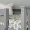 Max & Lily Twin Loft Bed, Solid Wood Low loft Bunk beds for Kids with Slide and Curtain - 4 of 4