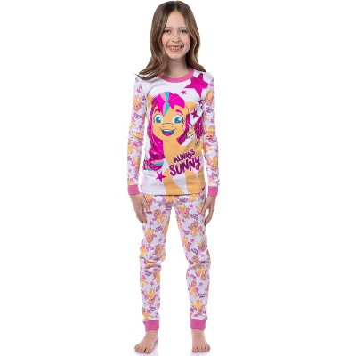 My Little Pony: A New Generation Girls' Sunny Starscout Sleep Pajama Set White