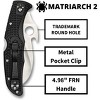 Spyderco Matriarch 2 Folding Pocket Knife with Emerson Opener | Great Cutting Performance with the 3.57" VG-10 Stainless Steel Blade with SpyderEdge - 4 of 4