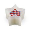3oz Ribbed Star Glass Candle White - Bullseye's Playground™ - 2 of 3