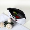 Unique Bargains Large Capacity Zipper Personalized Small Makeup Bag White - 2 of 4