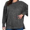 Women's Ella Hacci Oversized Sweater - ZENANA - 2 of 2