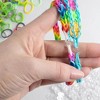 Rubber Bands 4800 pc Refill Kit w 16 Unique Rainbow Colors (300 of Each) & 200 Clips - Works w All Rubber Band Jewelry - 2 of 4