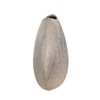 Decorative Vase Stoneware Ceramic Glam Teardrop Sculpture with Textured Surface and Modern Luxe Accent Design - 4 of 4