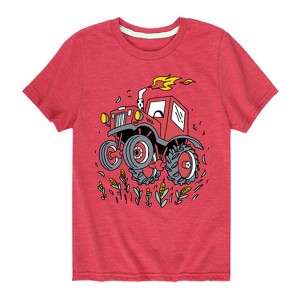 Boys' - Instant Message - Monster Tractor Short Sleeve Graphic T-Shirt - 1 of 4