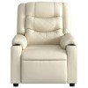 vidaXL Massage Recliner Chair Reclining Armchair for Elderly Faux Leather - 3 of 4