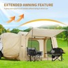 DoCred SUV Tents for Camping 4-8 People, Attachment for Camping, Car Tents Tailgate with Screen Room & Awning,Easy Set Up Car Camping Pop Up Tent - 4 of 4