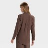 Women's Long Sleeve Gauze Collared Button-Down Shirt - Universal Thread™ - 2 of 3